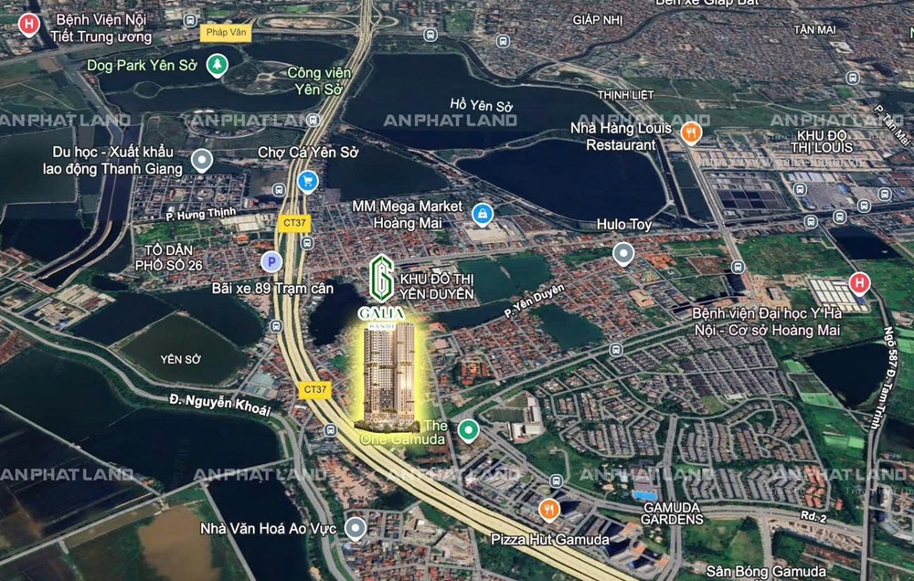 Vị trí Galia Hà Nội – Trung tâm kết nối chiến lược