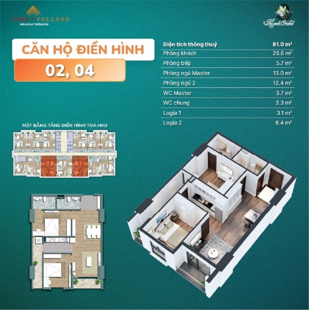 Thiết kế căn hộ Chung cư Jade Square – Tối ưu cho sinh hoạt gia đình